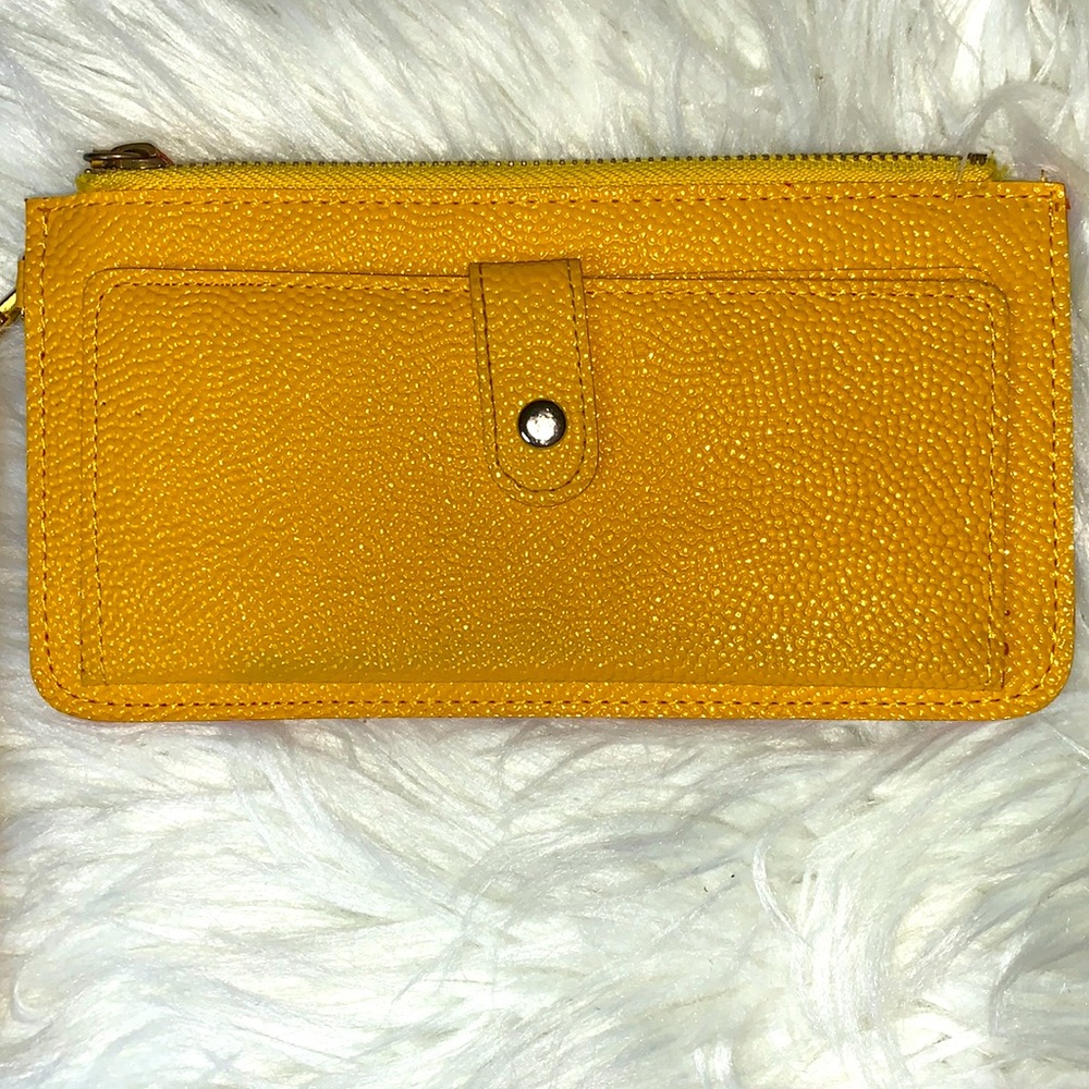 Homemade yellow clutch